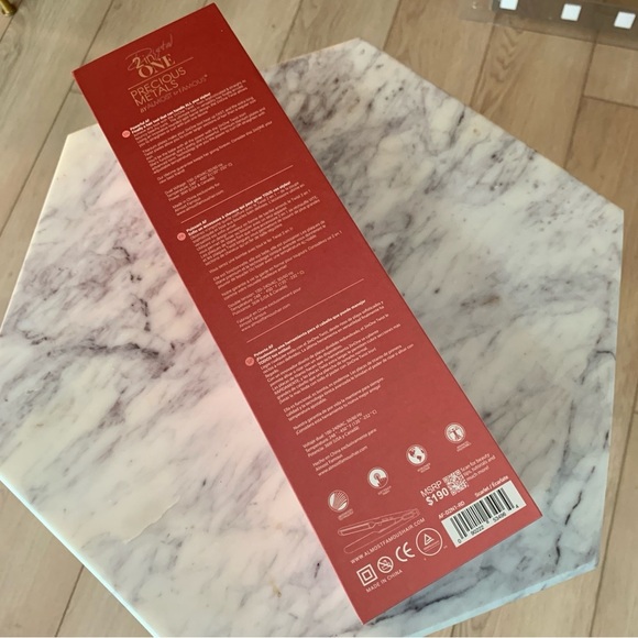 Almost Famous Scarlet Red Precious Metals 2-in-1 Hair Straightener Curler Iron - Picture 10 of 11